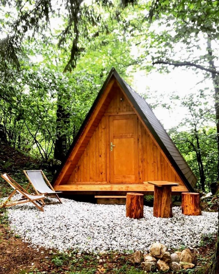 Hotel Glamping Krn Kobarid Exterior foto